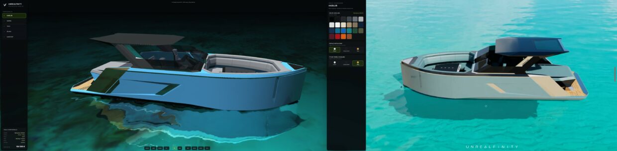 Porównanie interaktywnej prezentacji Unreal Engine i konfiguratora WebGL